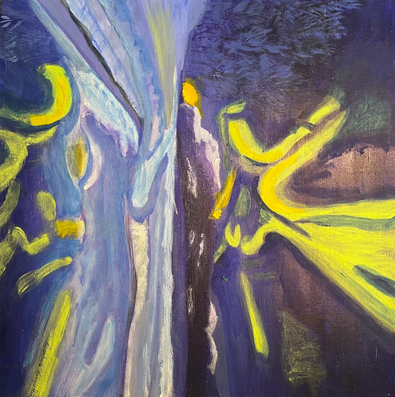 Aurora Borealis by artist Rosalinda Peña